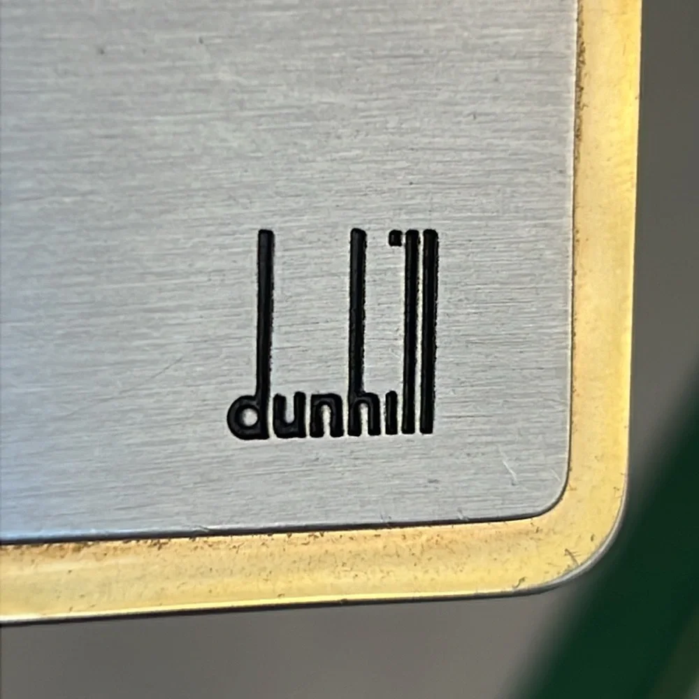 Dunhill Logo Gold silver Tone Belt Buckle for 1.1” belt